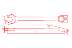 İZELTAŞ Boyunlu Kombine Anahtar 32mm (0370 02 0032)