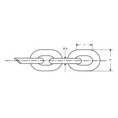6mm Galvanizli Kalibre Zincir