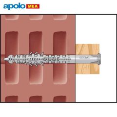 MEA HBR Boşluklu Çerçeve Dübeli (10x160mm, 50 adet)