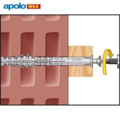 MEA HBR Boşluklu Çerçeve Dübeli (10x200mm, 50 adet)