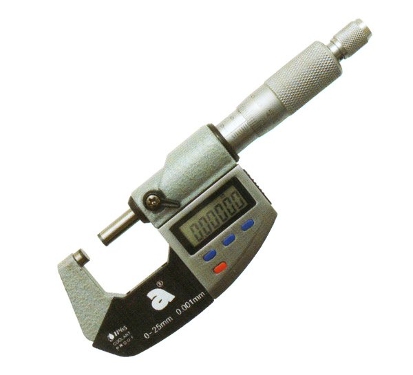 A 0120 Dijital Dışı Çap Mikrometresi 0-25 x 0,01 mm - 0-1'' x 0,00005''