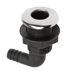 NUOVA RADE Krom Flanşlı Sintine Çıkışı Dirsek 5/8''