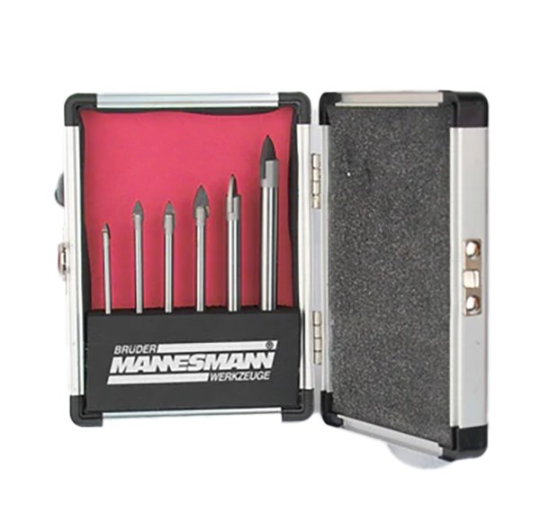 Mannesmann 54806 Cam Delme Matkap Ucu Seti, 6 Parça