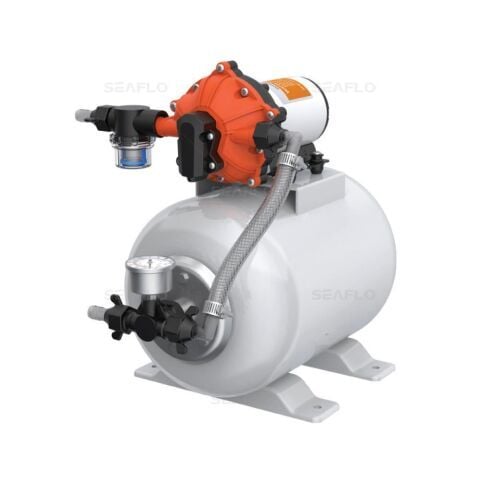 SEAFLO Tanklı Hidrofor 18.9L/dk. 12V 60psi (Tank 8L)