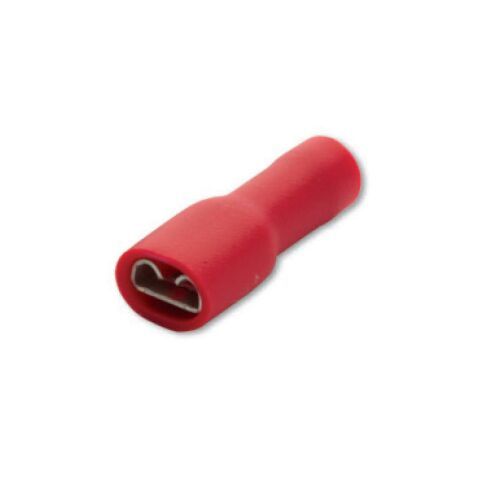 ŞAFAK İzoleli Dişi Faston Uç 0.5 - 1.5mm2 6.35mm