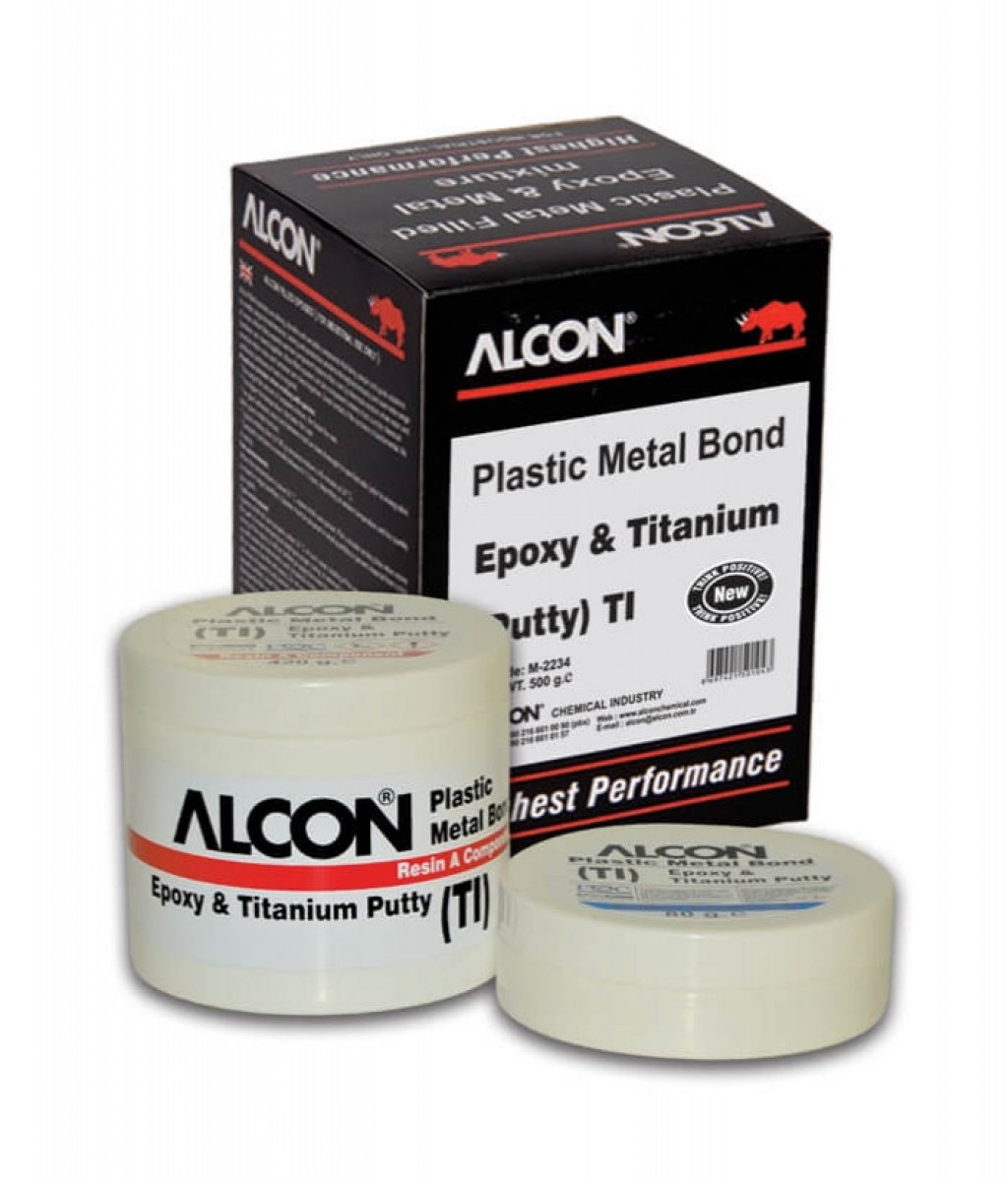 ALCON (TI) Plastic Metal Bond Epoksi Macunu 500g (M-2234)