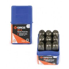 GROZ Çelik Rakam Zımba Takımı 10mm (NP/10)