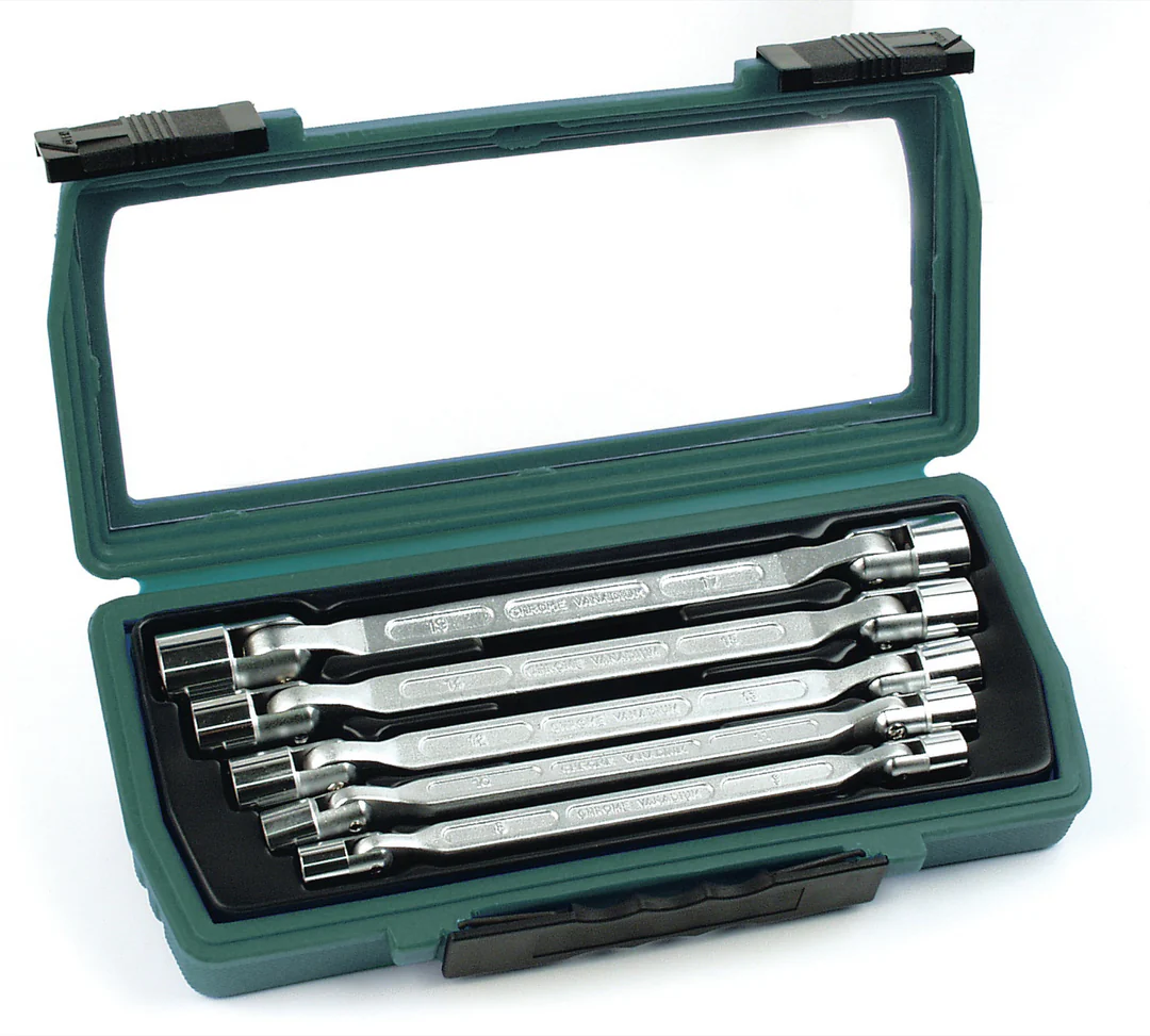Mannesmann 19821 Mafsallı Lokma Anahtar Takımı, 5 Parça