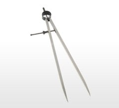 A 0274 Düz Yaylı Pergel 400 mm