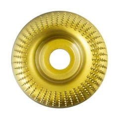TROY 25074 Avuç Taşlama için Ahşap Aşındırıcı Törpü Diski, Toroidal, 125mm