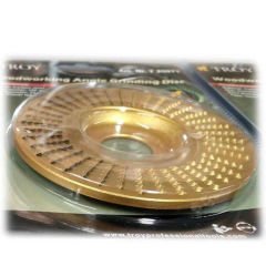 TROY 25075 Avuç Taşlama için Ahşap Aşındırıcı Törpü Diski, Düz Yassı, 125mm