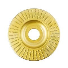 TROY 25075 Avuç Taşlama için Ahşap Aşındırıcı Törpü Diski, Düz Yassı, 125mm