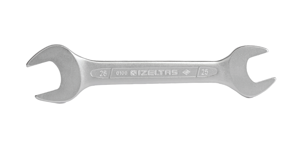 İZELTAŞ İki Ağız Anahtar Kısa Boy 24x27mm (0100 01 2427)