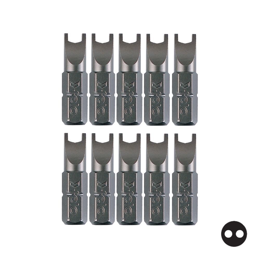 FELO Spanner U Tip Bits Uç 10x25mm - 10 Adet (02091010)