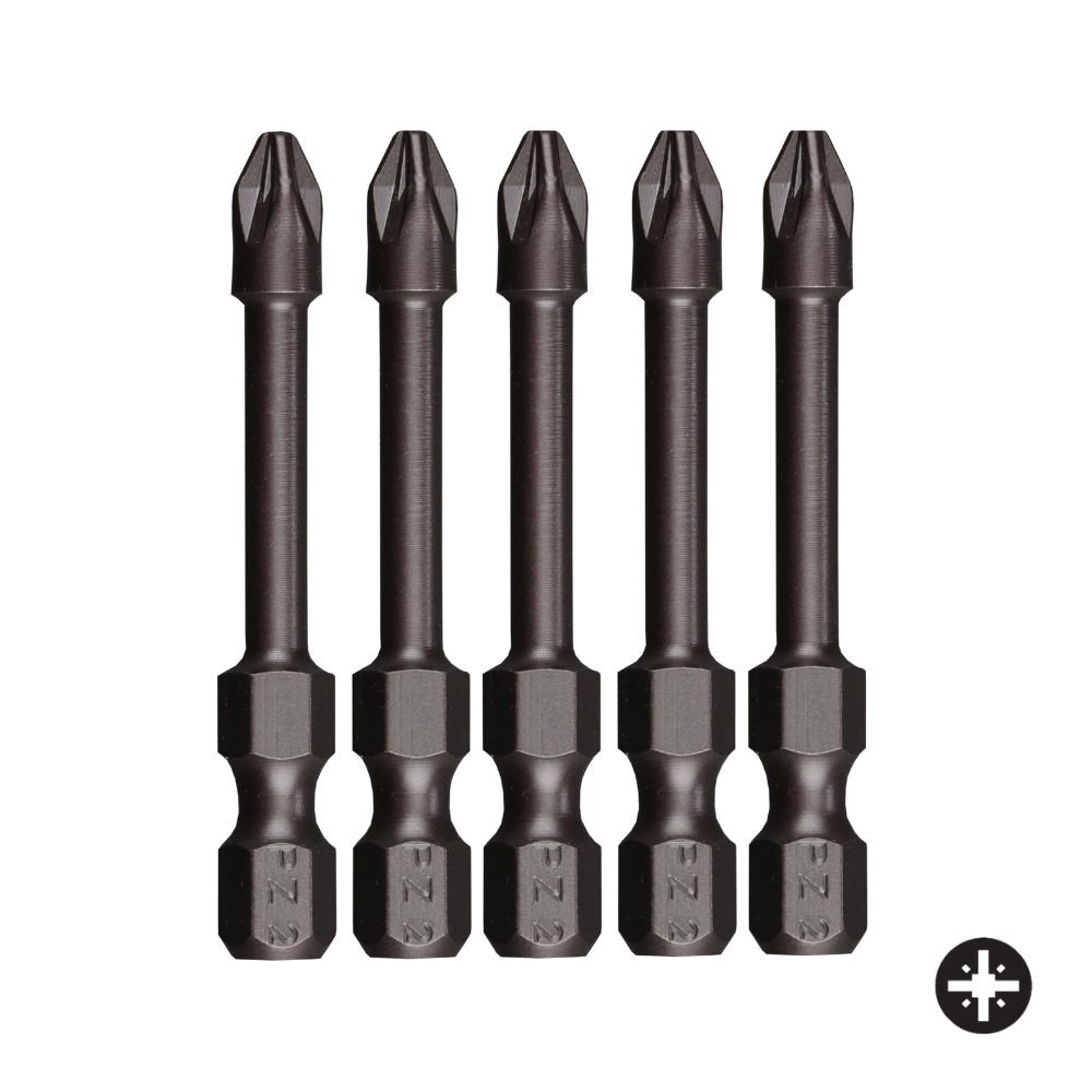 FELO Yıldız Impact Bits Uç PZ 2x50mm - 5 Adet (03102540)