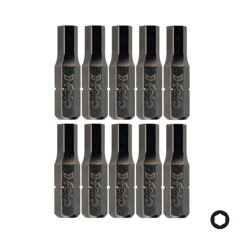 FELO Altı Köşe Allen Bits Uç 5.5x25mm - 10 Adet (02455010)