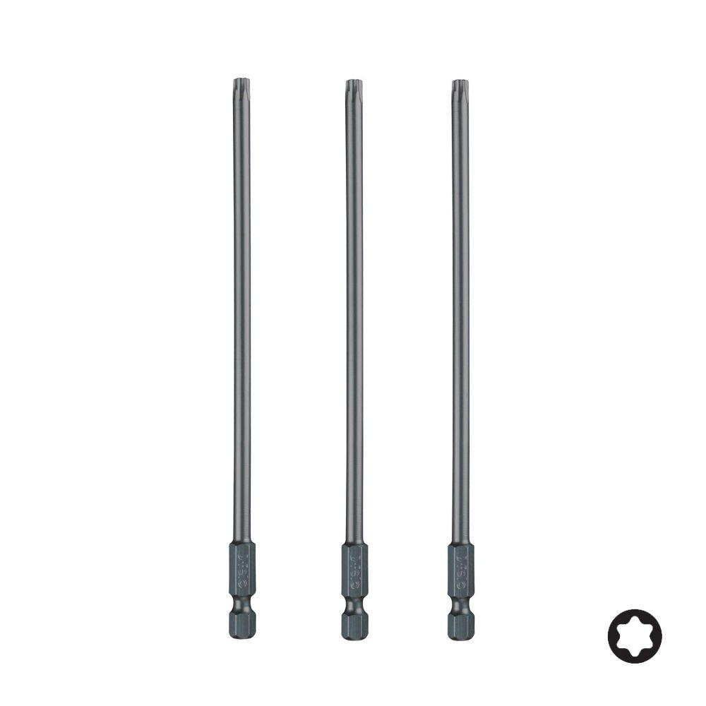 FELO Torx Bits Uç T20x150mm - 3 Adet (03620010)