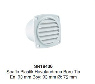 SEAFLO Plastik Havalandırma Boru Tip