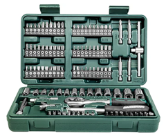 Mannesmann 29166 Lokma Anahtar Bits Uç Seti (130 Parça, 6.3 mm - 1/4'')