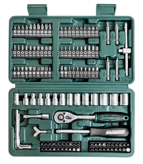 Mannesmann 29166 Lokma Anahtar Bits Uç Seti (130 Parça, 6.3 mm - 1/4'')