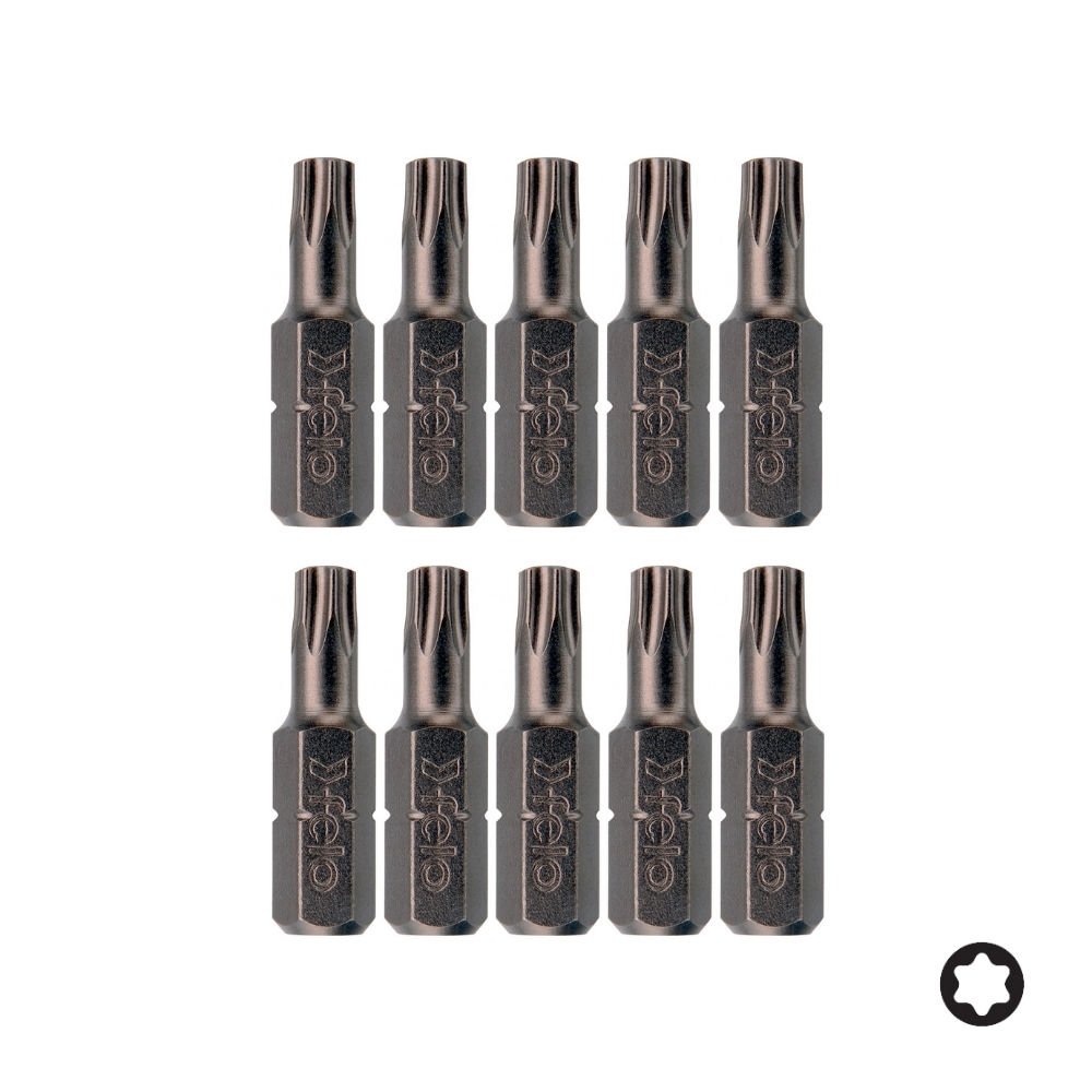 FELO Torx Bits Uç T7x25mm - 10 Adet (02607010)