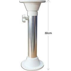 EASTERNER Masa Ayağı - Aşağı Yukarı Ayarlı Beyaz 51-81cm