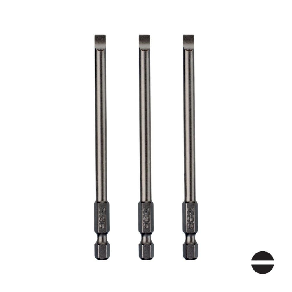 FELO Düz Uçlu Bits Uç 6.5x100mm - 3 Adet (03061810)