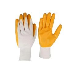 ELİ Sarı Nitril İş Eldiveni (12 Çift)