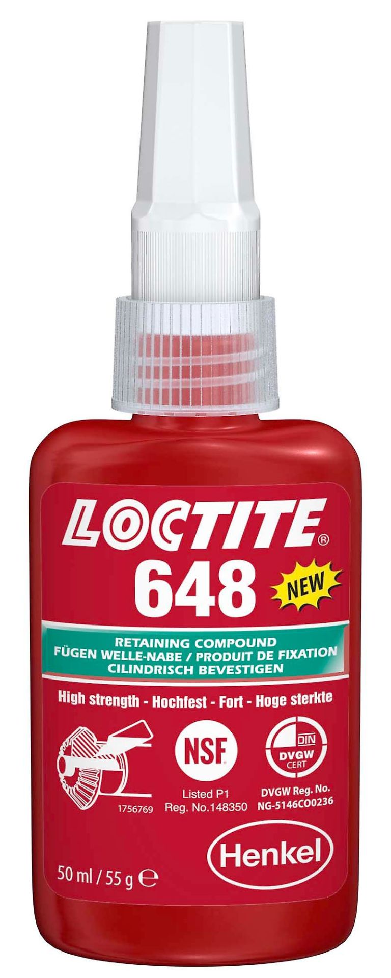 LOCTITE 648 Yüksek Mukavemetli Presli Geçme 50ml