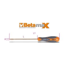 BETA Kıvılcım Çıkarmaz Düz Tornavida 1270BA 8X200