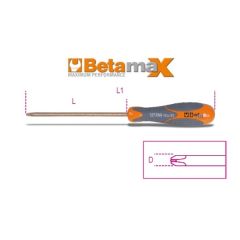 BETA Kıvılcım Çıkarmaz Phillips Tornavida 1272BA 2X6X150