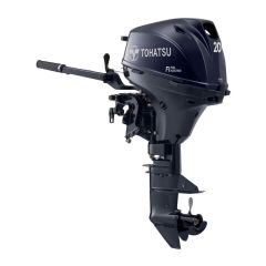 TOHATSU Deniz Motoru Uzun Şaft Marşlı Trimli Beyaz (MFS 20 EWEPTL)