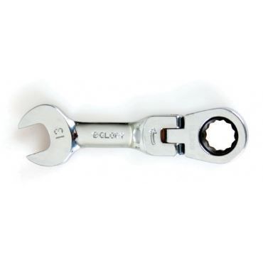 GLORY Kısa Mafsallı Cırcır Anahtar 10mm