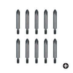 FELO Vidalı M5 Yıldız Bits Uç PH 2 x 33mm - 10 Adet (08202020)
