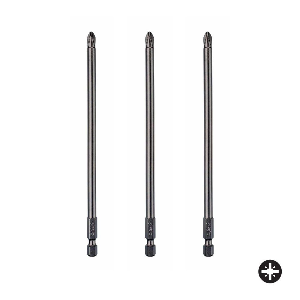 FELO Yıldız Uçlu Bits Uç PZ 2x150mm - 3 Adet (03102910)