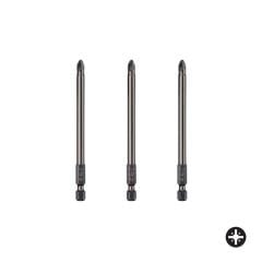 FELO Yıldız Uçlu Bits Uç PZ 2x100mm - 3 Adet (03102810)