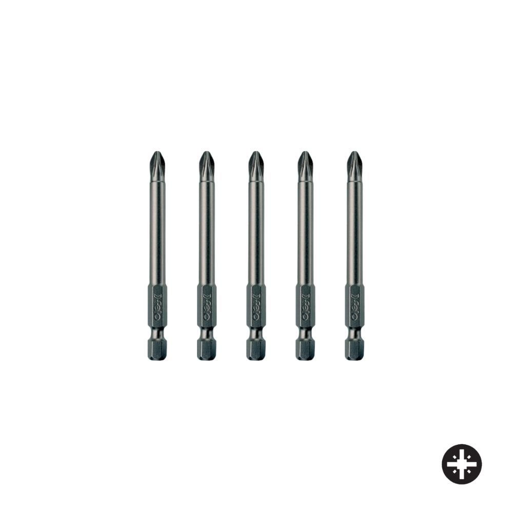 FELO Yıldız Uçlu Bits Uç PZ 3x73mm - 5 Adet (03103710)