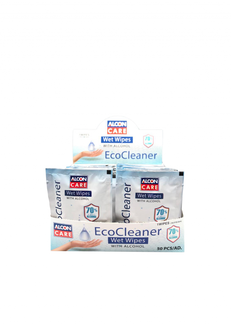 ALCON Care Ecocleaner Dezenfektan Mendil 50 Adet (M-4450)