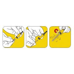 FELO Bits Uç Tutucu Manyetik Adaptör 1/4'' - 450mm (03817090)