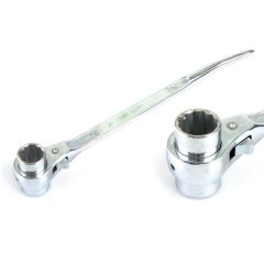 GLORY Kromajlı Kazıklı Lokma Cırcır Anahtar 17x19mm