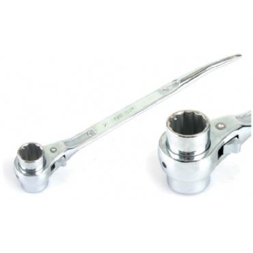GLORY Kromajlı Kazıklı Lokma Cırcır Anahtar 21x22mm