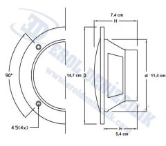 SOUNDPOWER Marin Twiterlı Hoparlör 5002 80 W