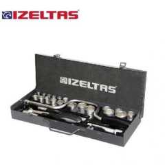 İzeltaş 1113 1/2'' Altı Köşe Lokma Anahtar Takımı (24 Parça, mm)