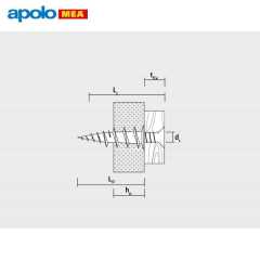 MEA GKD Alçıpan ve İnce Duvar Dübeli (4-5mm, 50 adet)