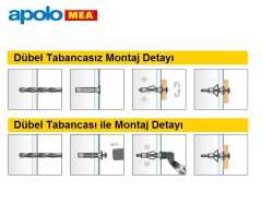 MEA HRM 4/20 Metal Boşluk Dübeli (8x46mm, 100 adet)