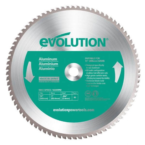 EVOLUTION Daire Alüminyum Testeresi Ø 355mm