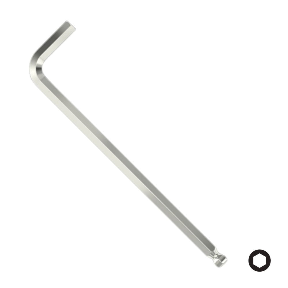 HAFU Tek Yuvarlak Başlı Allen Anahtar 12mm Uzun (450-120-02)