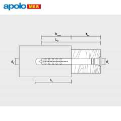 MEA NP Çakmalı Dübel (5x50mm, 100 adet)
