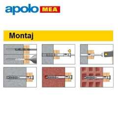 MEA NP Çakmalı Dübel (5x50mm, 100 adet)