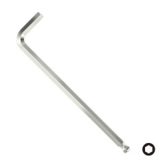 HAFU Tek Yuvarlak Başlı Allen Anahtar 6mm Uzun (450-060-02)